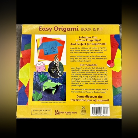 Easy Origami Kit and Book. - Picture 2 of 2